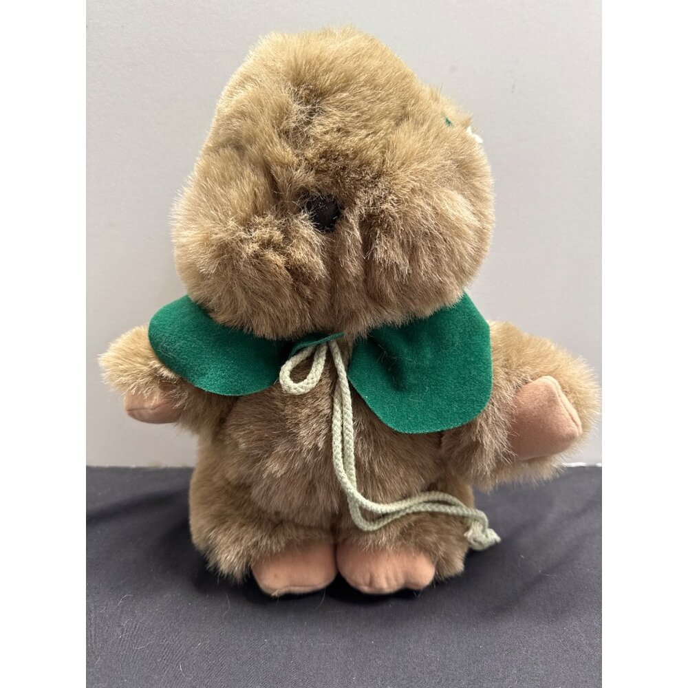 Vintage 1991 Mouseketoys Ewok Plush Teddy Bear Stuffed Animal With Green Cape 11
